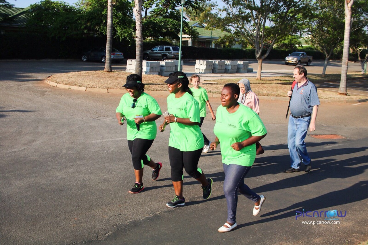 Woman Excel Fitness Run