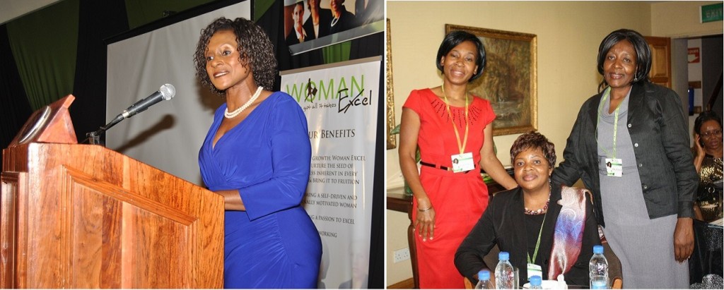 Woman Excel Breakfast Meeting