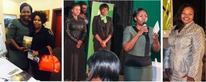 Woman Excel Breakfast Meeting