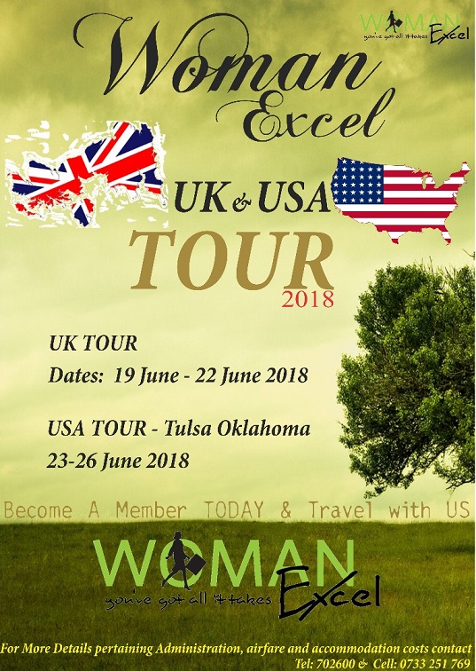 woman excel uk usa tour